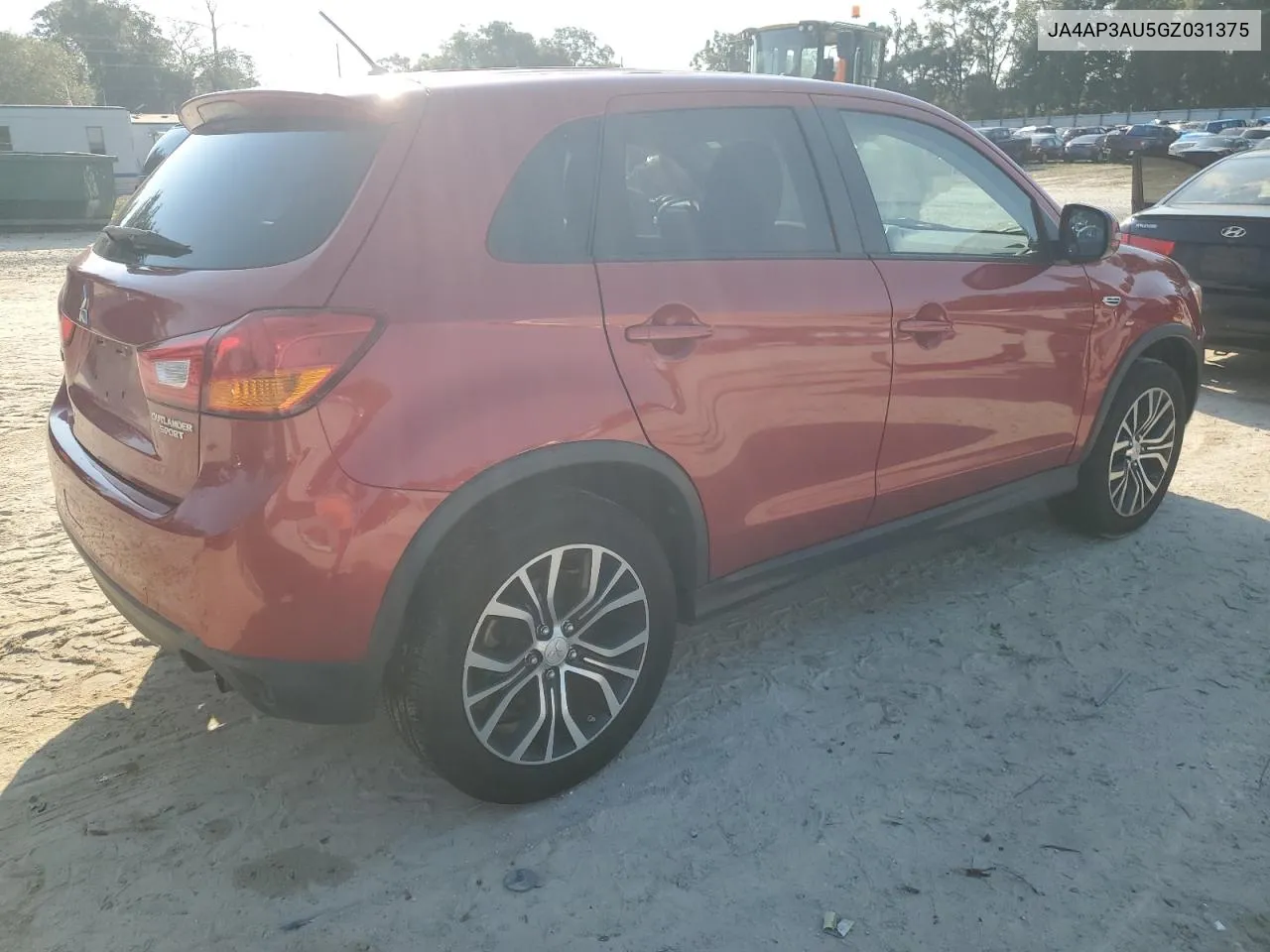 2016 Mitsubishi Outlander Sport Es VIN: JA4AP3AU5GZ031375 Lot: 76381734