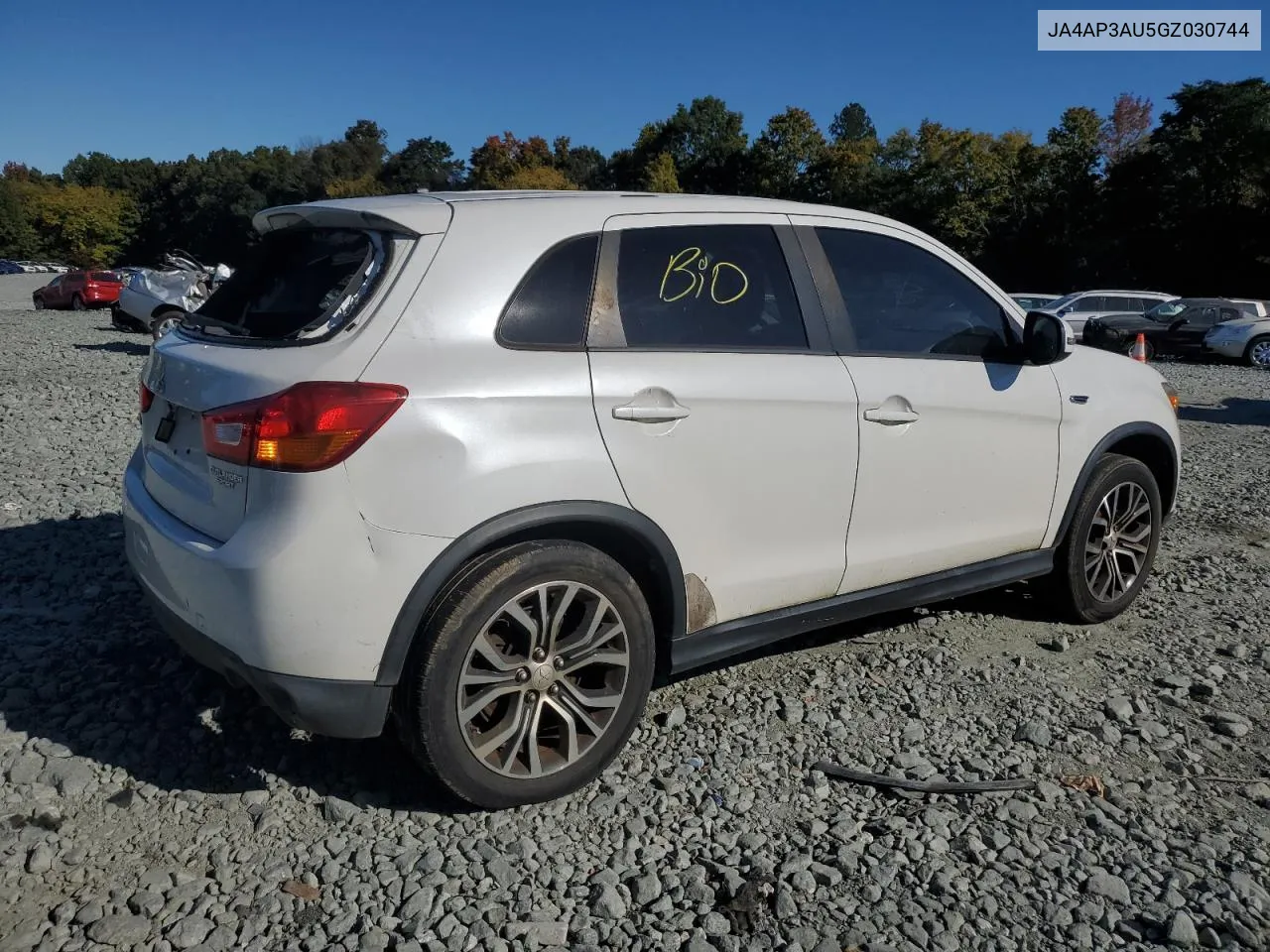 2016 Mitsubishi Outlander Sport Es VIN: JA4AP3AU5GZ030744 Lot: 76484804