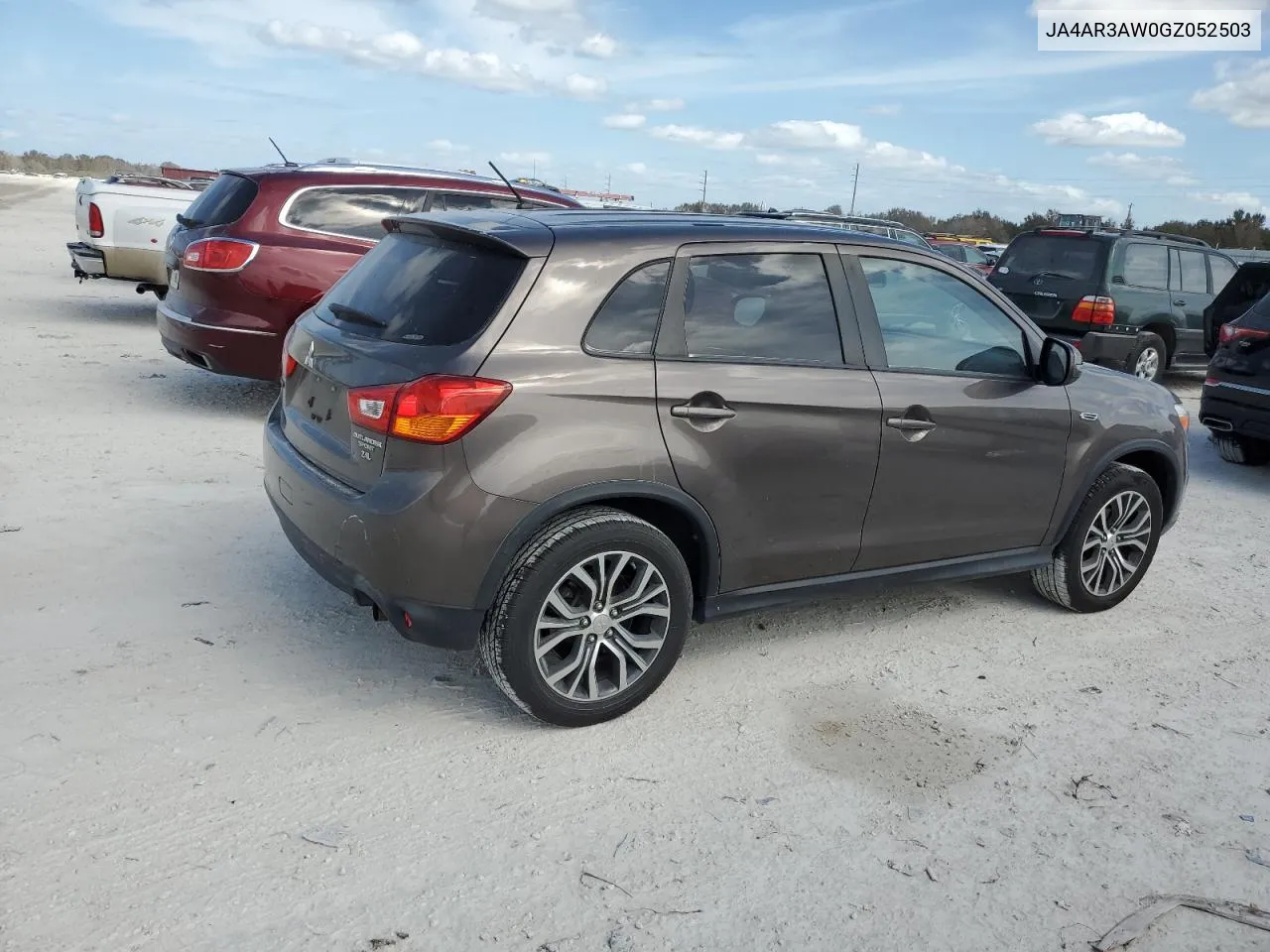 2016 Mitsubishi Outlander Sport Es VIN: JA4AR3AW0GZ052503 Lot: 76920844