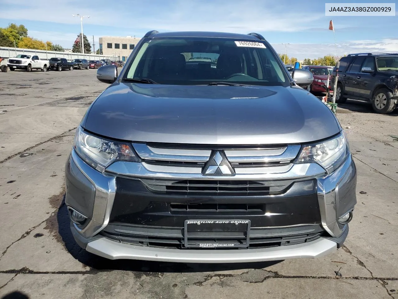 JA4AZ3A38GZ000929 2016 Mitsubishi Outlander Se