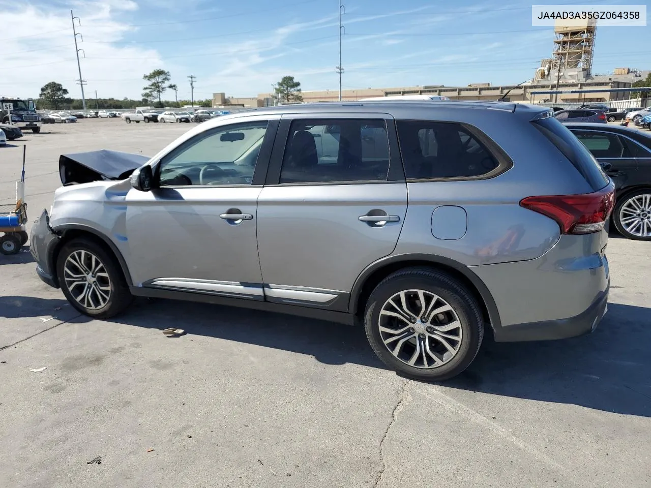 2016 Mitsubishi Outlander Se VIN: JA4AD3A35GZ064358 Lot: 77241804