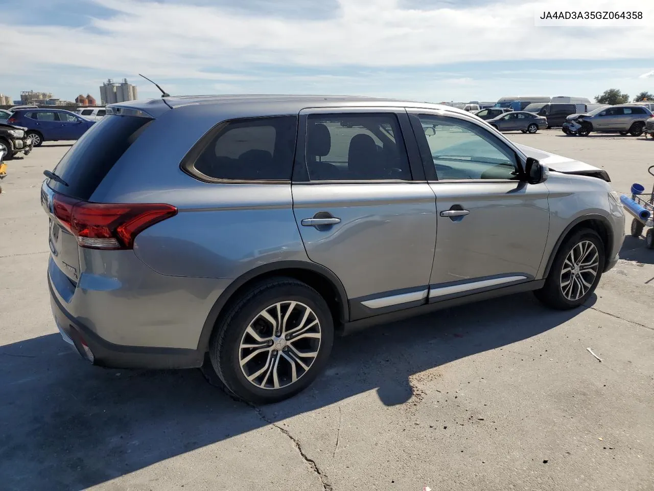 2016 Mitsubishi Outlander Se VIN: JA4AD3A35GZ064358 Lot: 77241804