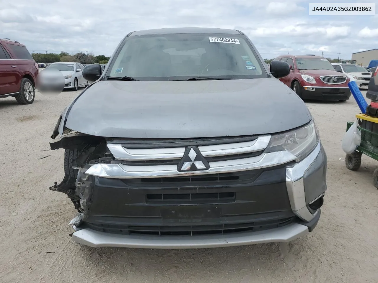 2016 Mitsubishi Outlander Es VIN: JA4AD2A35GZ003862 Lot: 77402944