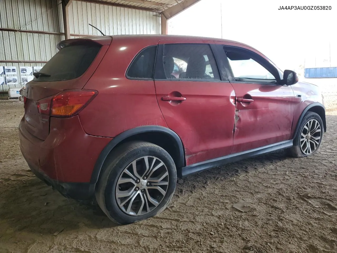 2016 Mitsubishi Outlander Sport Es VIN: JA4AP3AU0GZ053820 Lot: 78054614