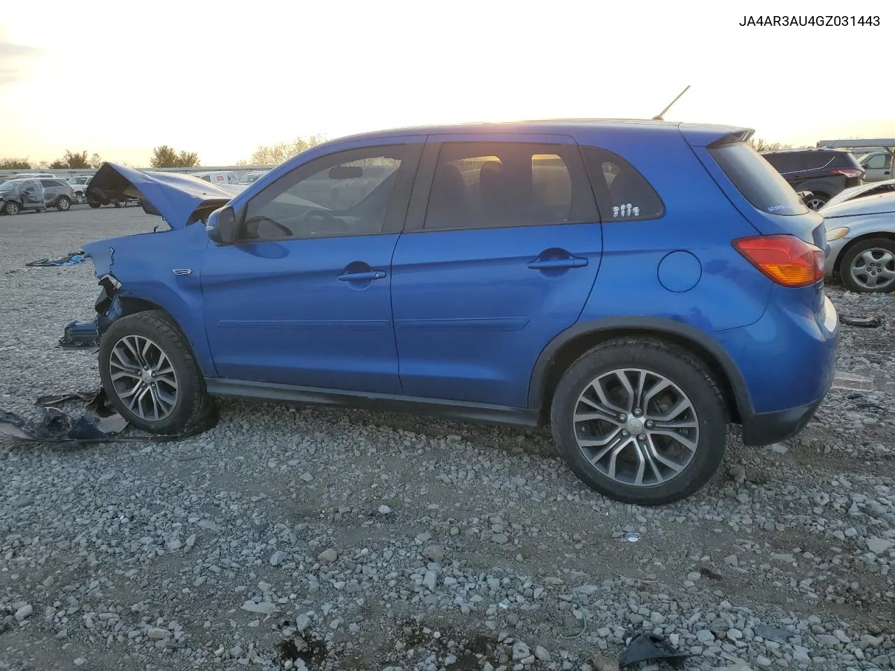 2016 Mitsubishi Outlander Sport Es VIN: JA4AR3AU4GZ031443 Lot: 78069834