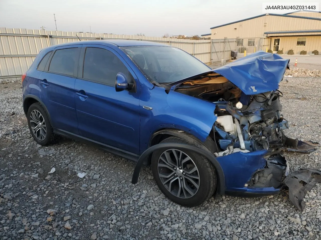 2016 Mitsubishi Outlander Sport Es VIN: JA4AR3AU4GZ031443 Lot: 78069834