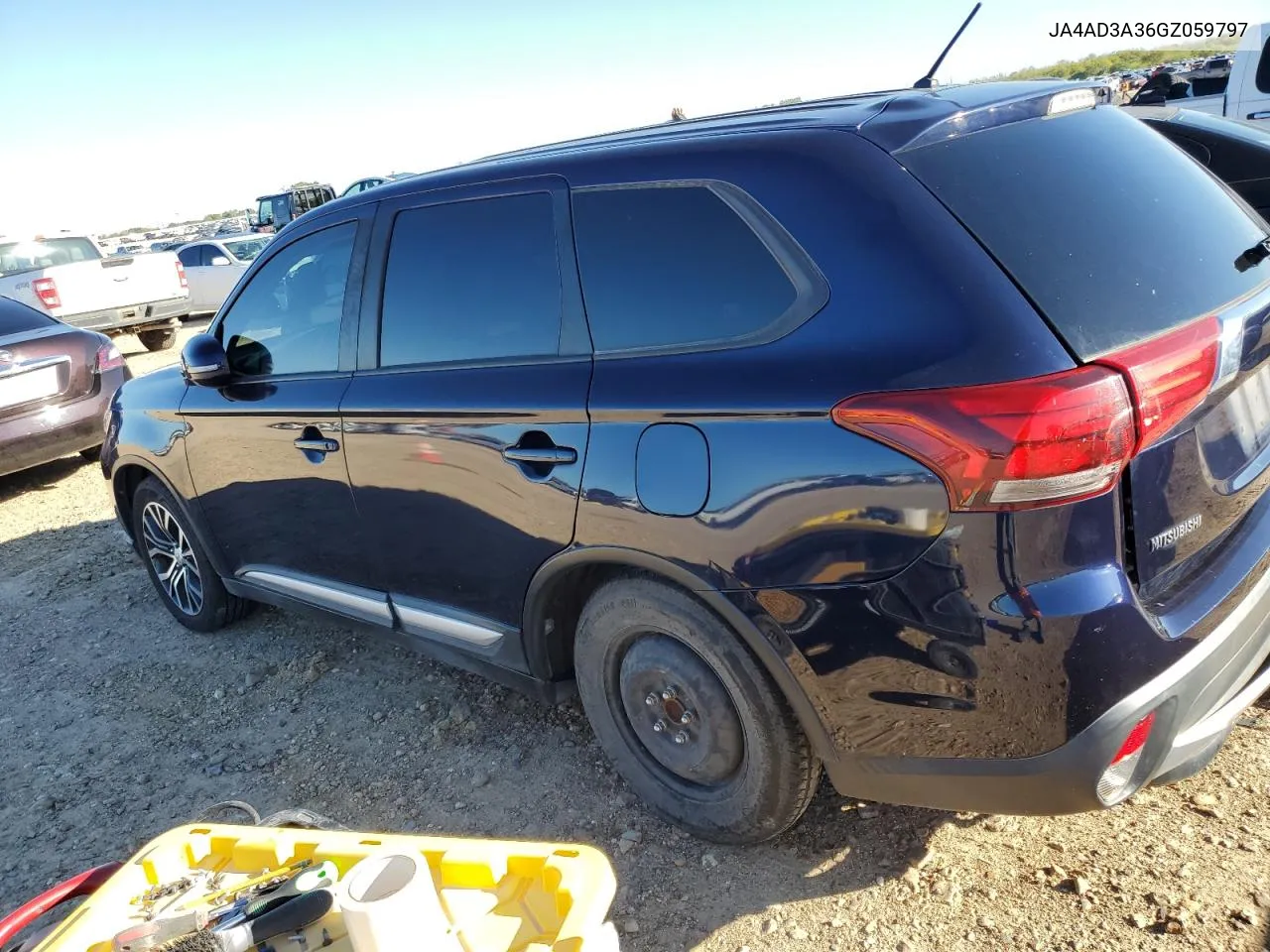 2016 Mitsubishi Outlander Se VIN: JA4AD3A36GZ059797 Lot: 79055214