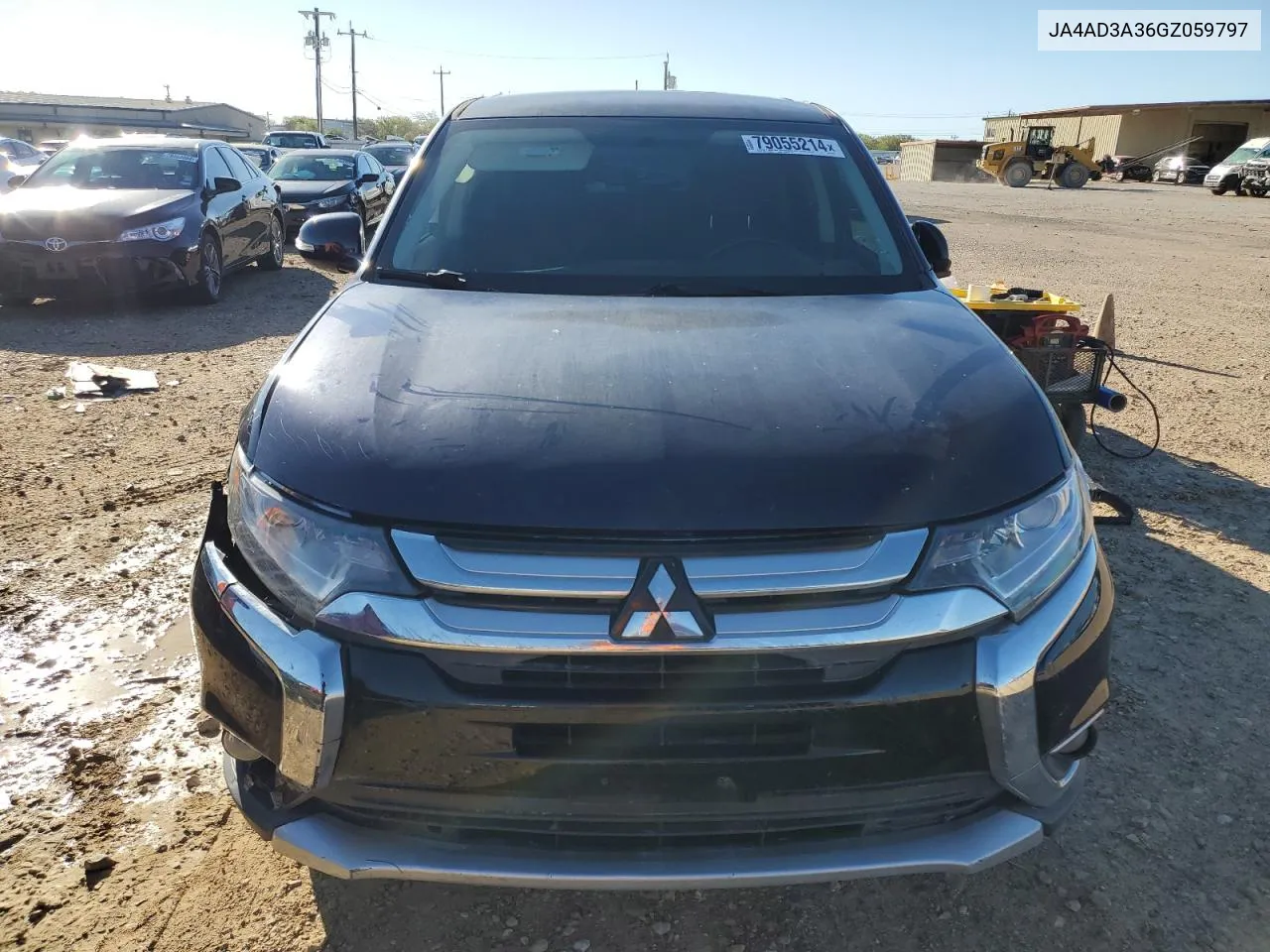 2016 Mitsubishi Outlander Se VIN: JA4AD3A36GZ059797 Lot: 79055214