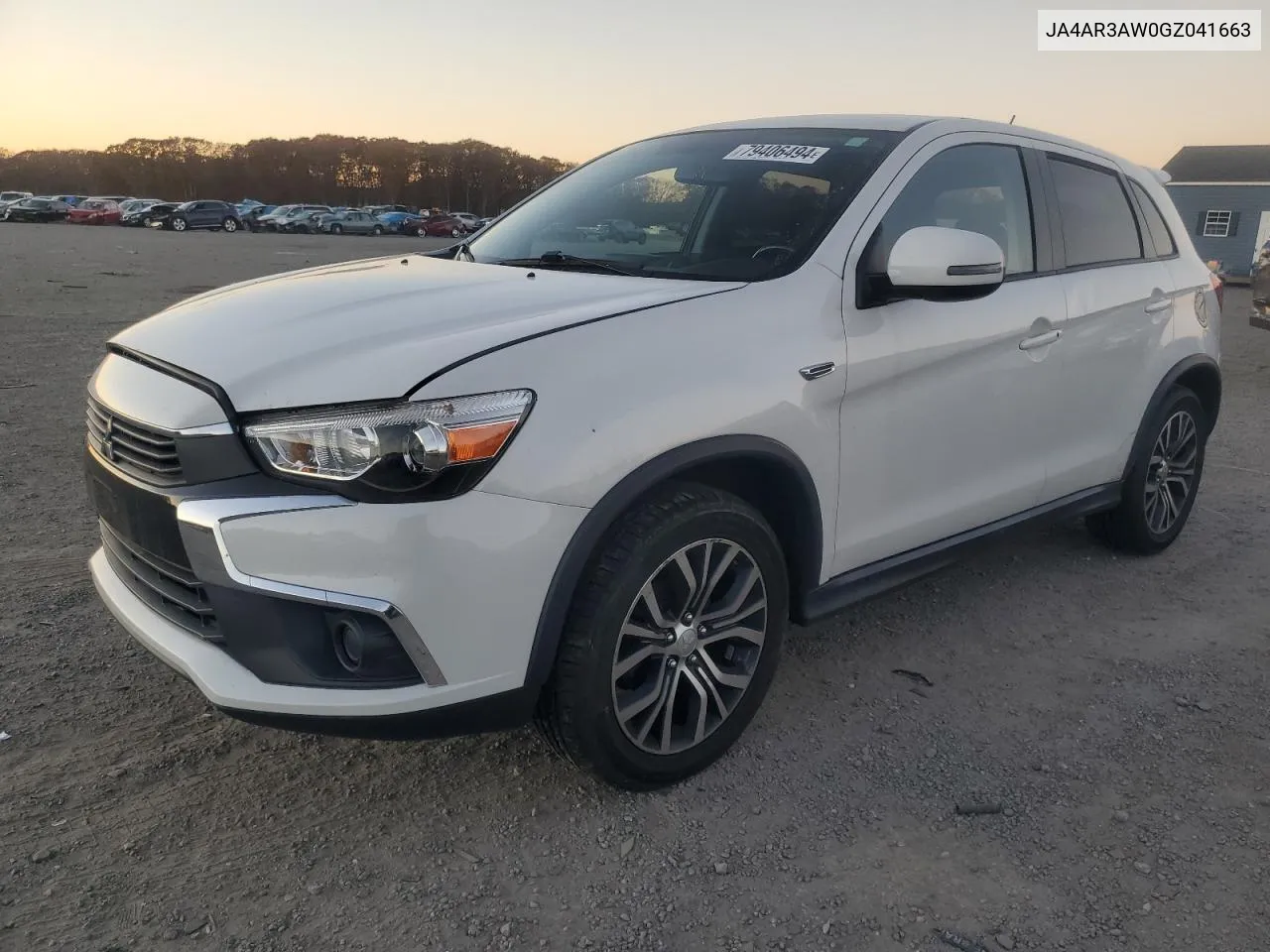 2016 Mitsubishi Outlander Sport Es VIN: JA4AR3AW0GZ041663 Lot: 79406494