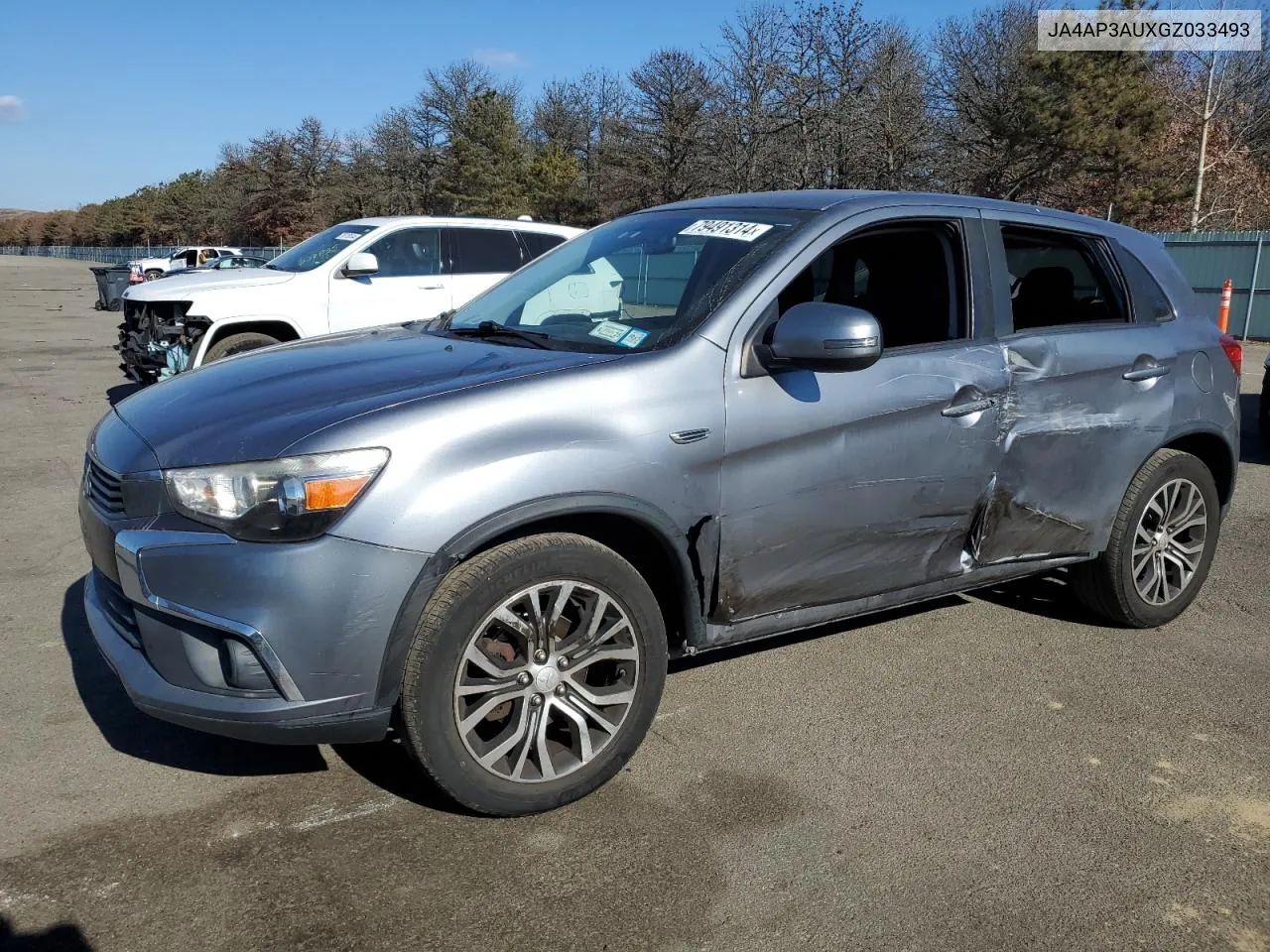 2016 Mitsubishi Outlander Sport Es VIN: JA4AP3AUXGZ033493 Lot: 79491314