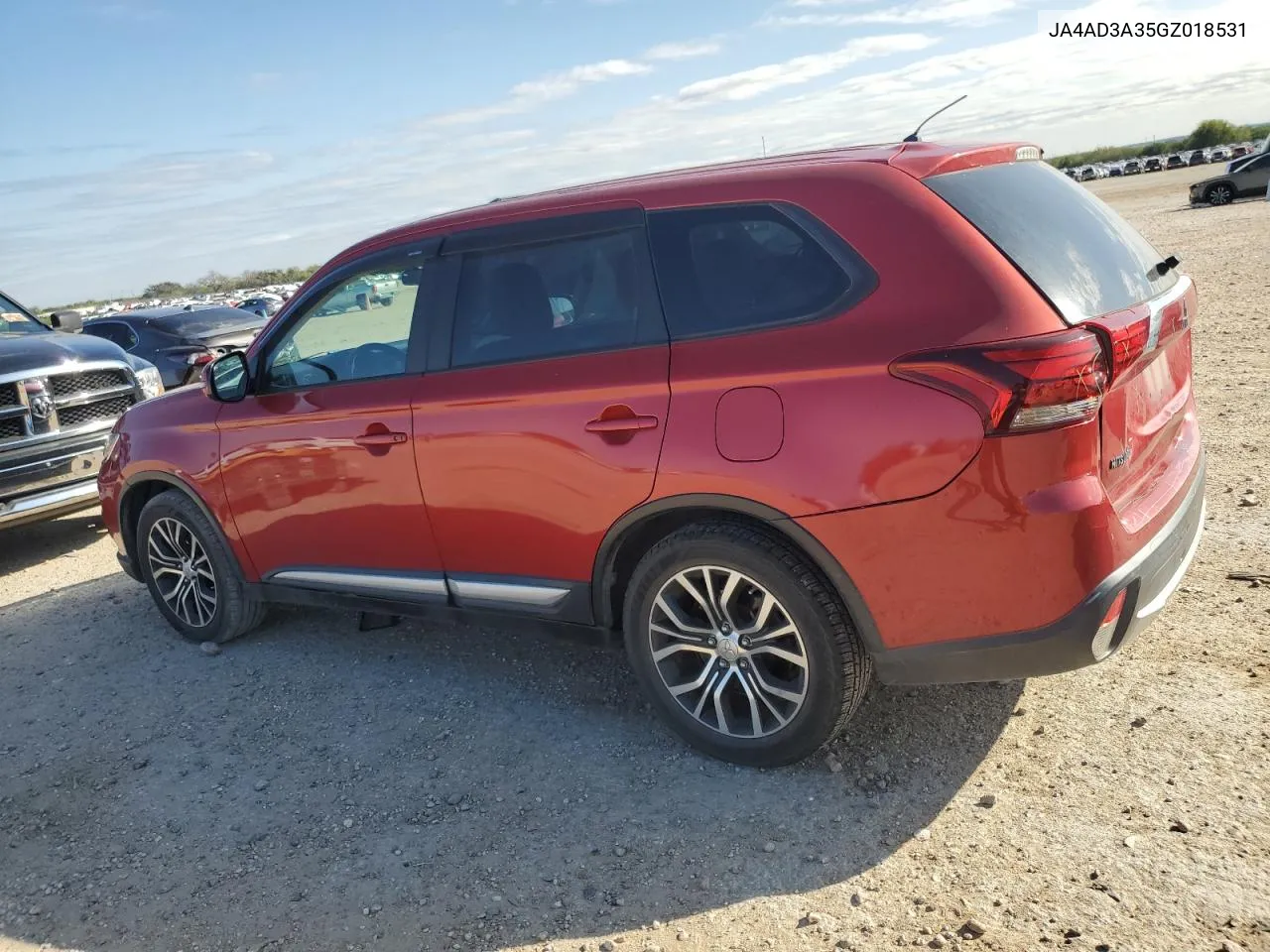 2016 Mitsubishi Outlander Se VIN: JA4AD3A35GZ018531 Lot: 79539384