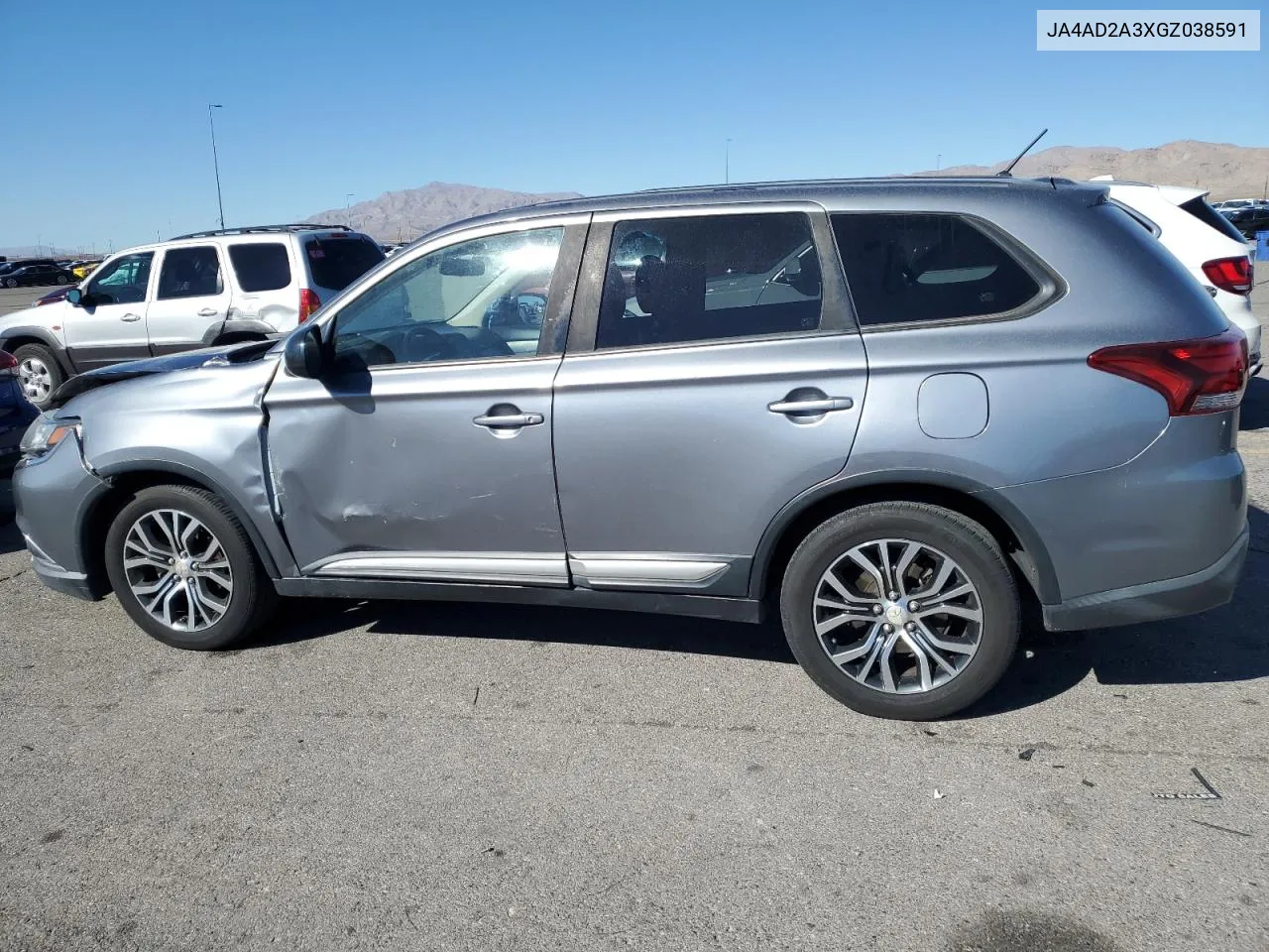 2016 Mitsubishi Outlander Es VIN: JA4AD2A3XGZ038591 Lot: 79564194