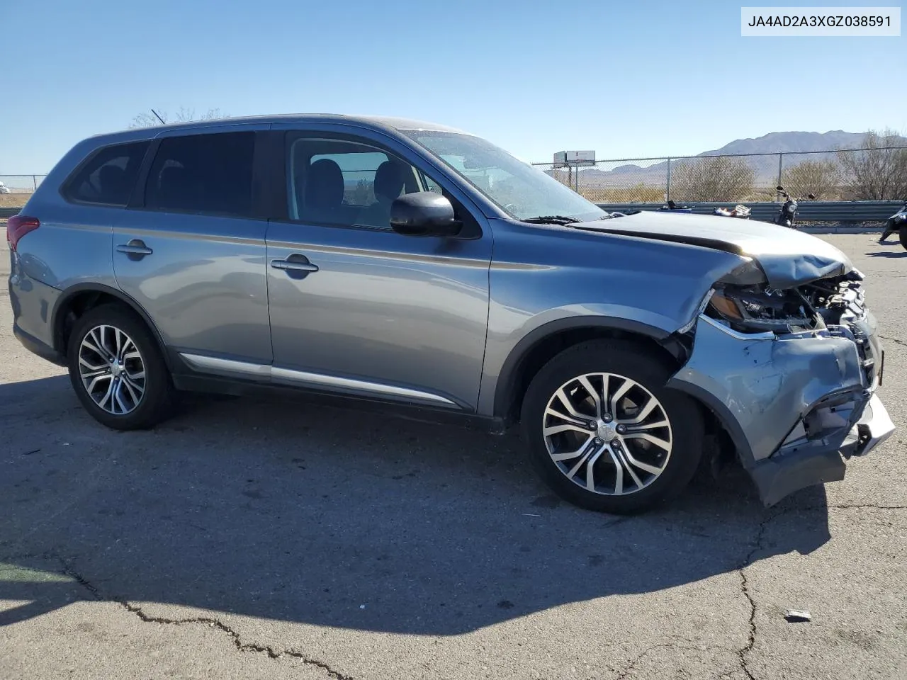 2016 Mitsubishi Outlander Es VIN: JA4AD2A3XGZ038591 Lot: 79564194