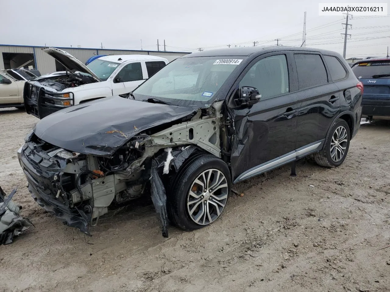 2016 Mitsubishi Outlander Se VIN: JA4AD3A3XGZ016211 Lot: 79900914