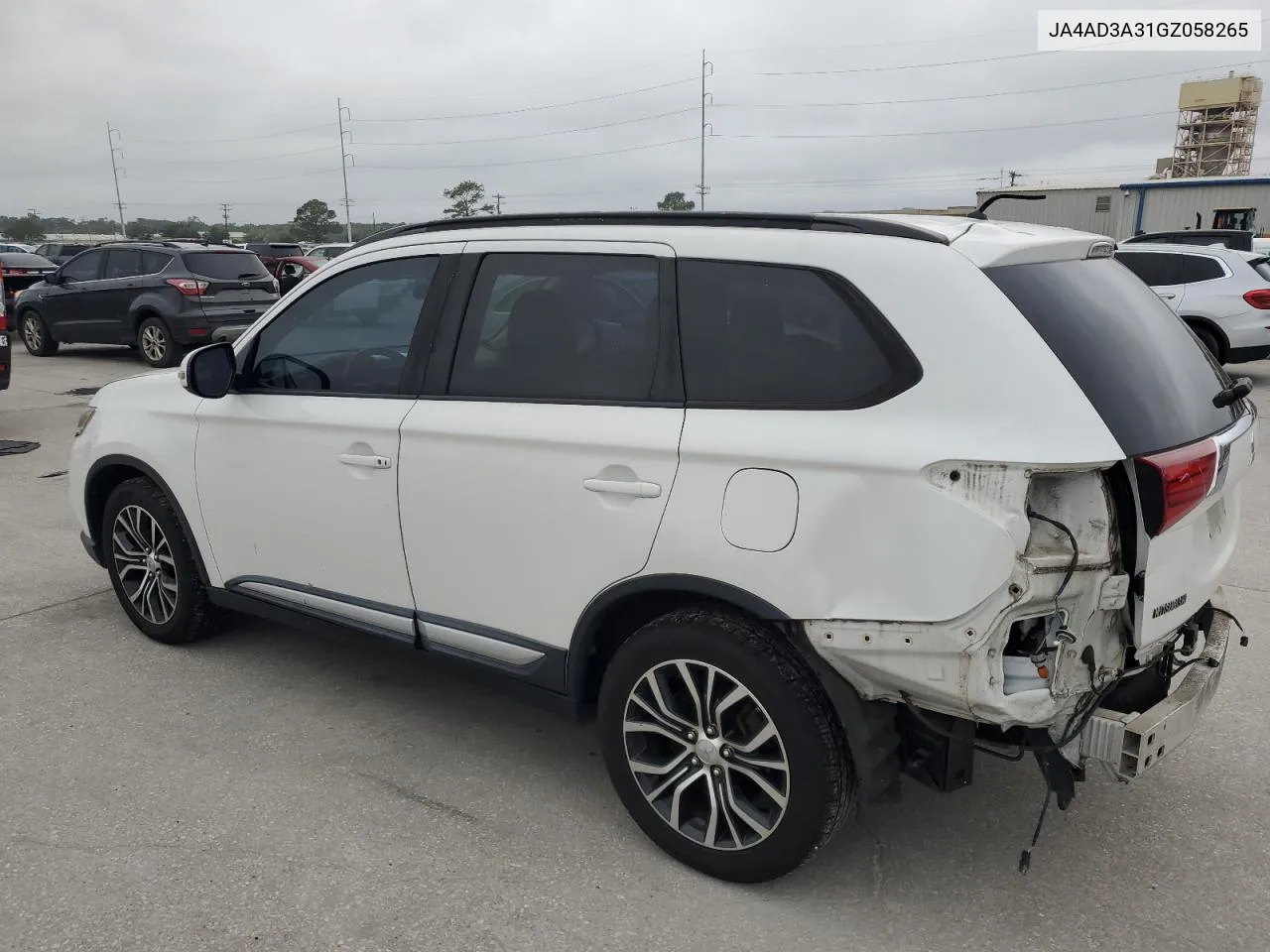 2016 Mitsubishi Outlander Se VIN: JA4AD3A31GZ058265 Lot: 79949904