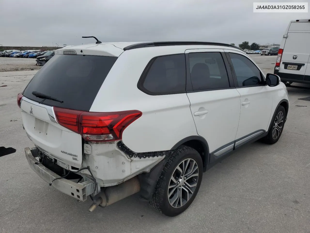 2016 Mitsubishi Outlander Se VIN: JA4AD3A31GZ058265 Lot: 79949904