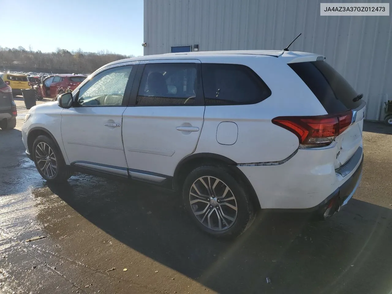 2016 Mitsubishi Outlander Se VIN: JA4AZ3A37GZ012473 Lot: 80313714