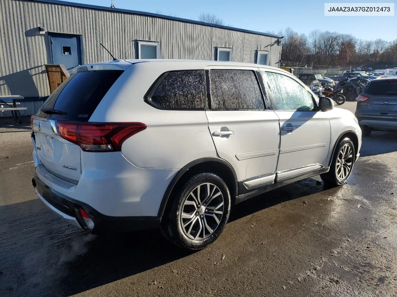 2016 Mitsubishi Outlander Se VIN: JA4AZ3A37GZ012473 Lot: 80313714