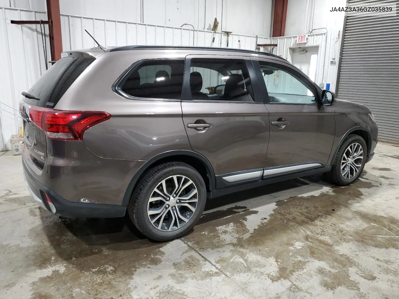 2016 Mitsubishi Outlander Se VIN: JA4AZ3A36GZ035839 Lot: 80314244