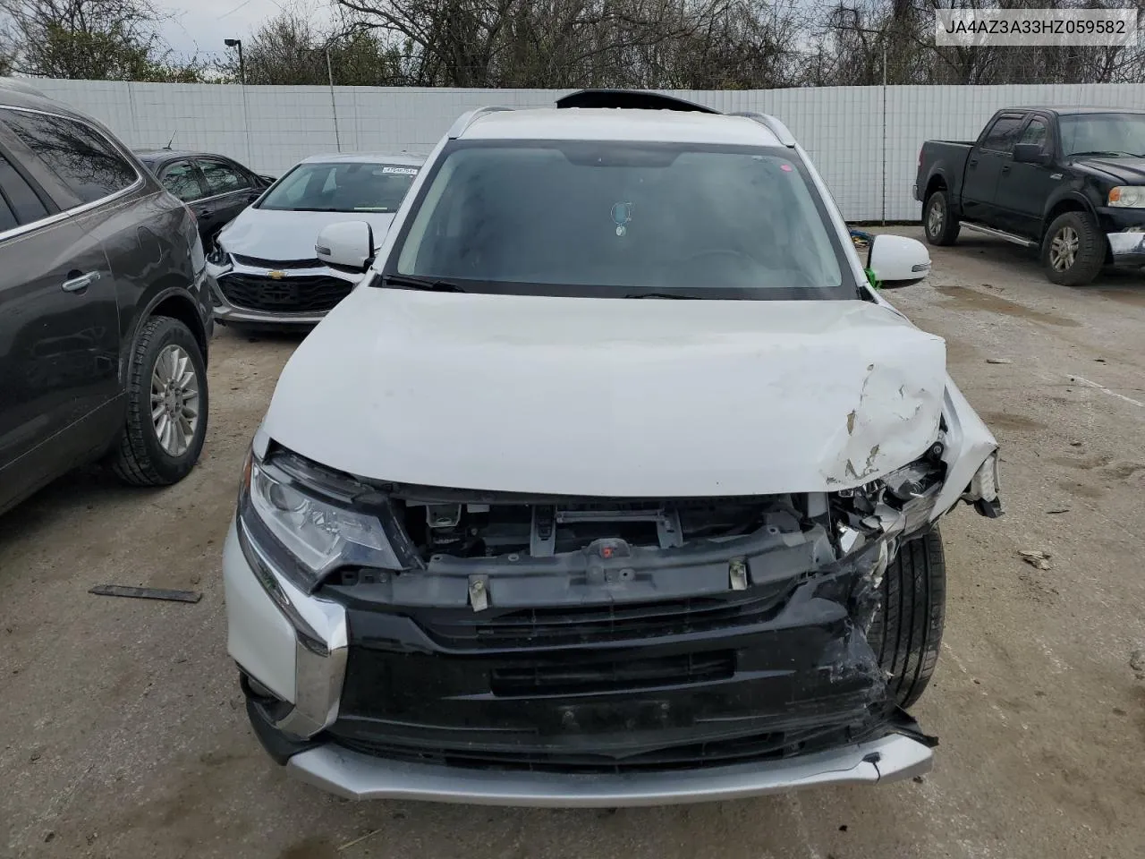 2017 Mitsubishi Outlander Se VIN: JA4AZ3A33HZ059582 Lot: 47660584