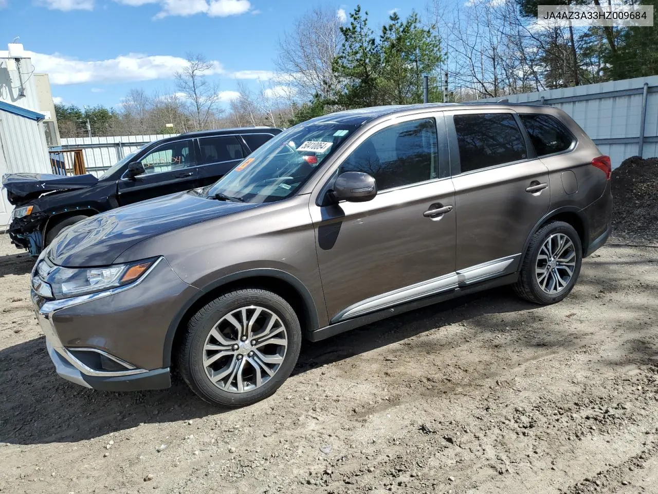 2017 Mitsubishi Outlander Se VIN: JA4AZ3A33HZ009684 Lot: 50410064