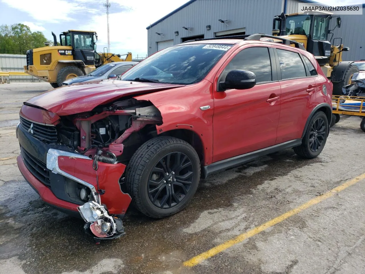 2017 Mitsubishi Outlander Sport Es VIN: JA4AP3AU2HZ035630 Lot: 52849844