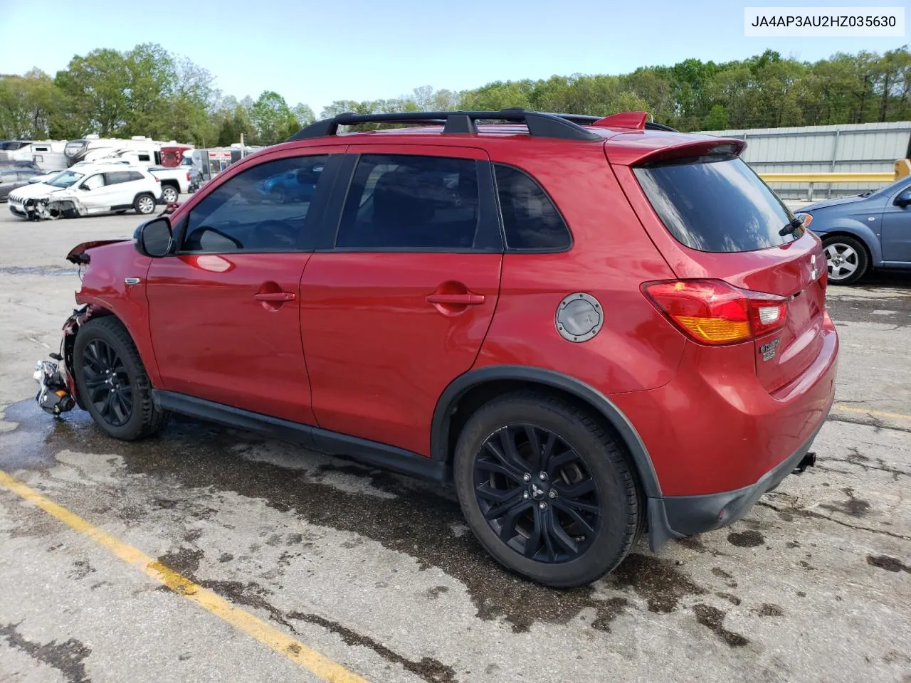 2017 Mitsubishi Outlander Sport Es VIN: JA4AP3AU2HZ035630 Lot: 52849844