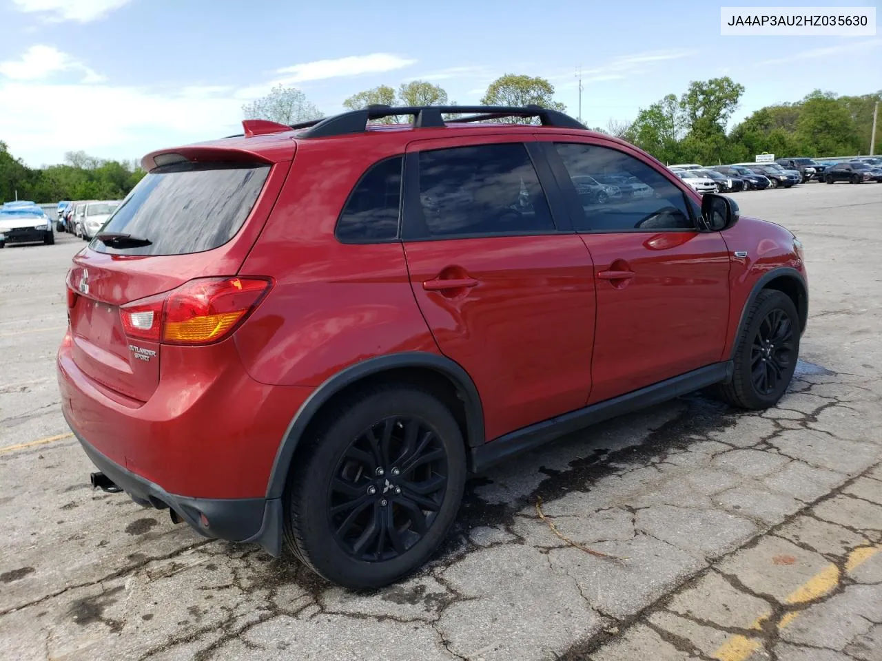 2017 Mitsubishi Outlander Sport Es VIN: JA4AP3AU2HZ035630 Lot: 52849844