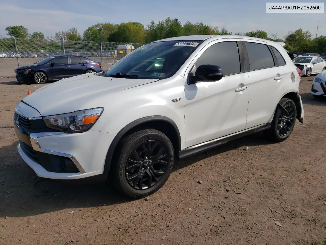 2017 Mitsubishi Outlander Sport Es VIN: JA4AP3AU1HZ052600 Lot: 53059584