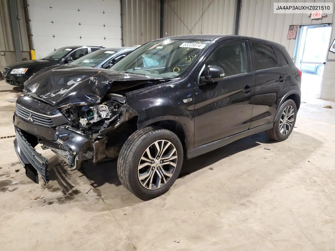 2017 Mitsubishi Outlander Sport Es VIN: JA4AP3AUXHZ021510 Lot: 53225614