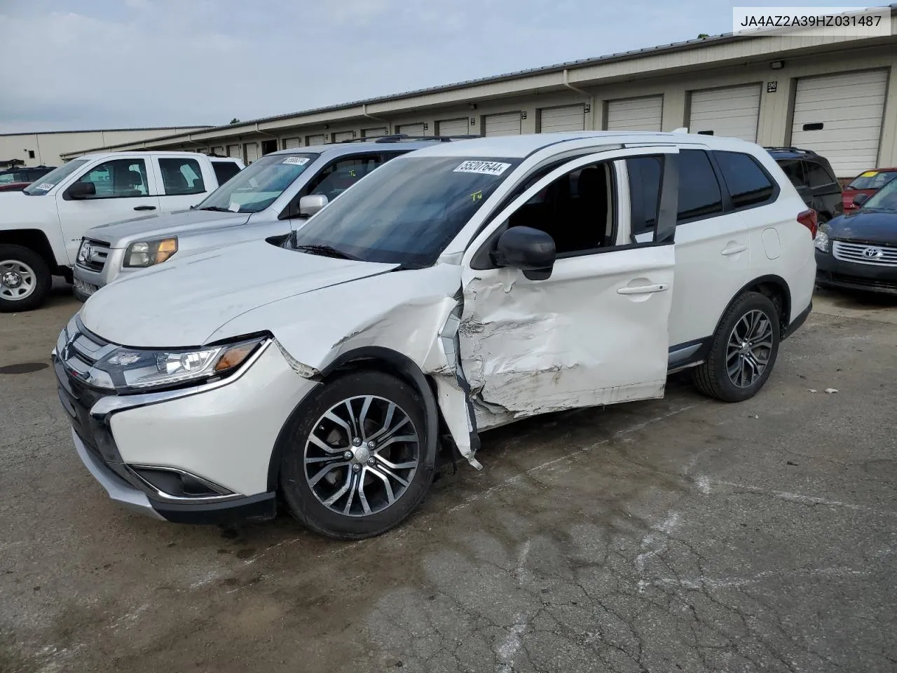 2017 Mitsubishi Outlander Es VIN: JA4AZ2A39HZ031487 Lot: 55207644