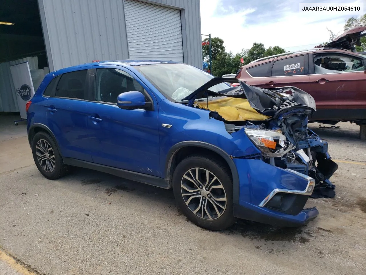 2017 Mitsubishi Outlander Sport Es VIN: JA4AR3AU0HZ054610 Lot: 57396534