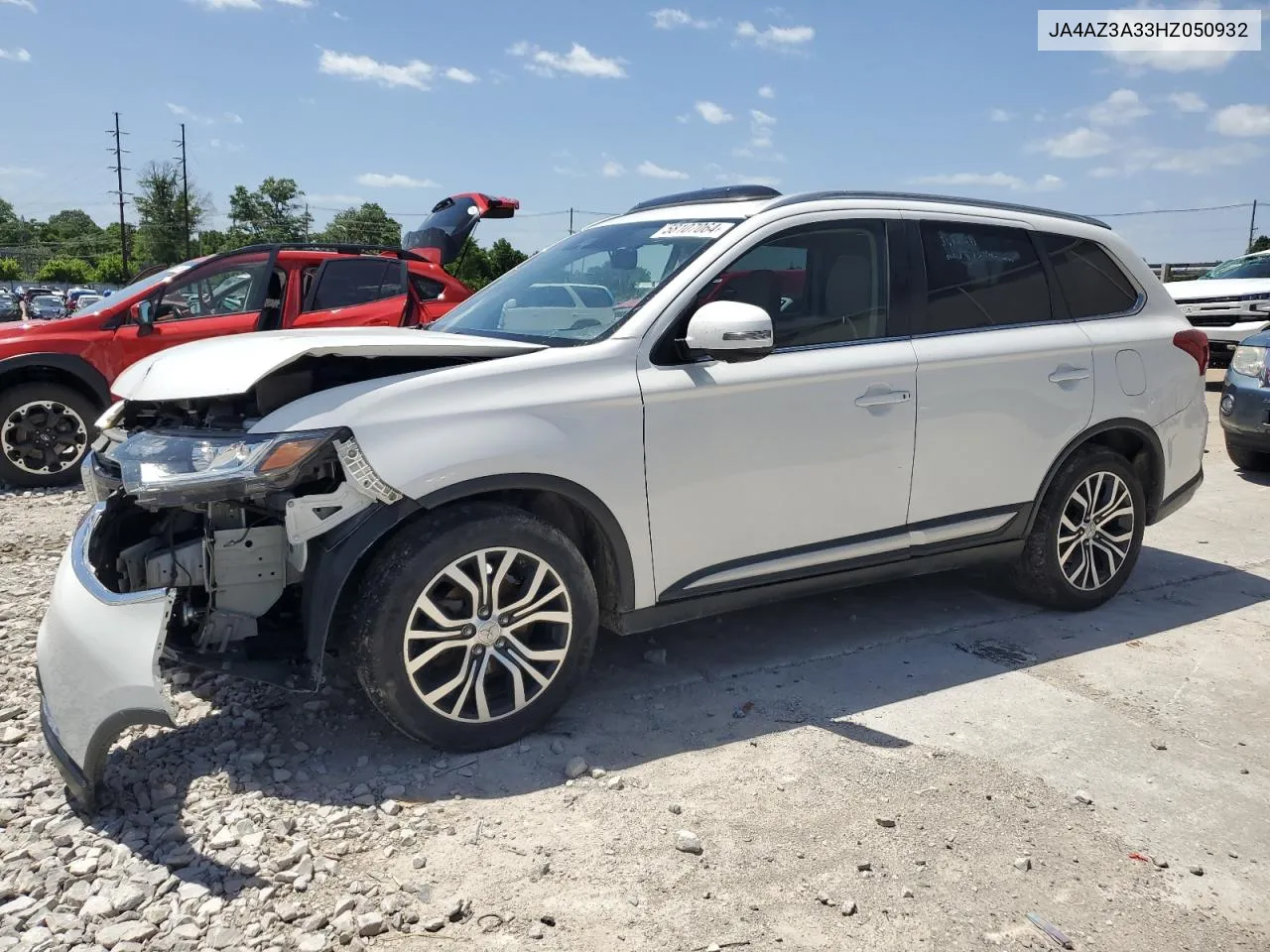 2017 Mitsubishi Outlander Se VIN: JA4AZ3A33HZ050932 Lot: 58107064