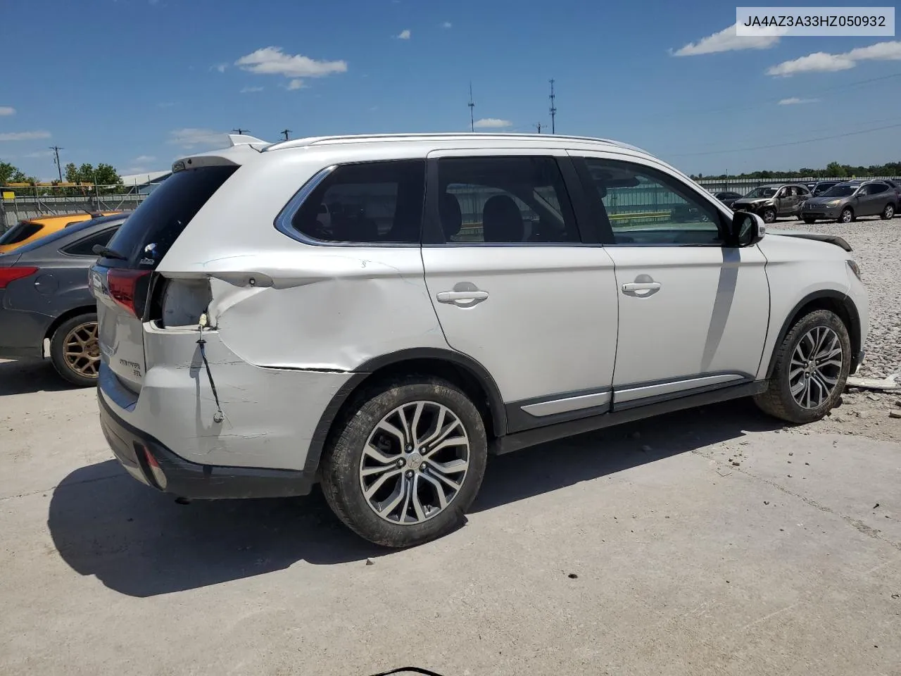 2017 Mitsubishi Outlander Se VIN: JA4AZ3A33HZ050932 Lot: 58107064