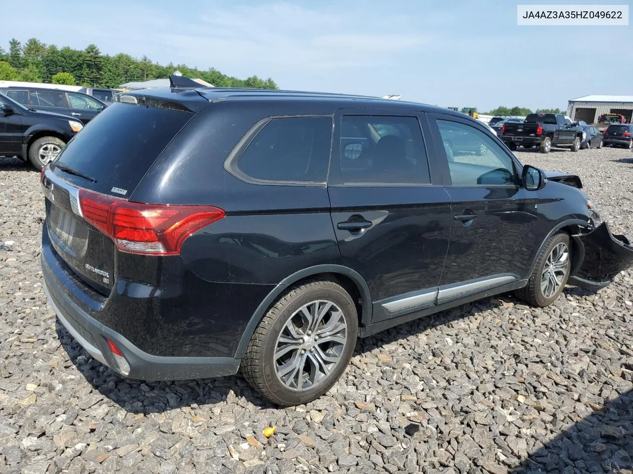 2017 Mitsubishi Outlander Se VIN: JA4AZ3A35HZ049622 Lot: 58478364