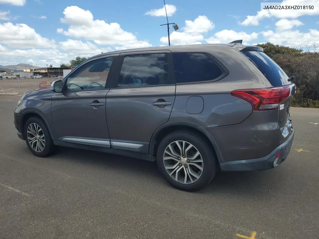 2017 Mitsubishi Outlander Es VIN: JA4AD2A3XHZ018150 Lot: 58989934