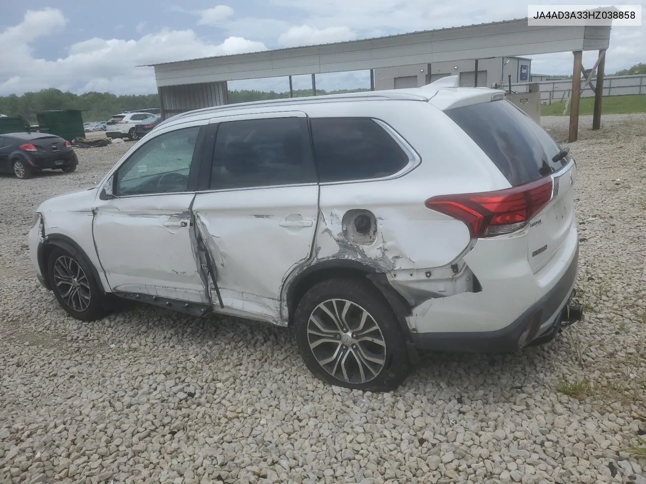 2017 Mitsubishi Outlander Se VIN: JA4AD3A33HZ038858 Lot: 59308264