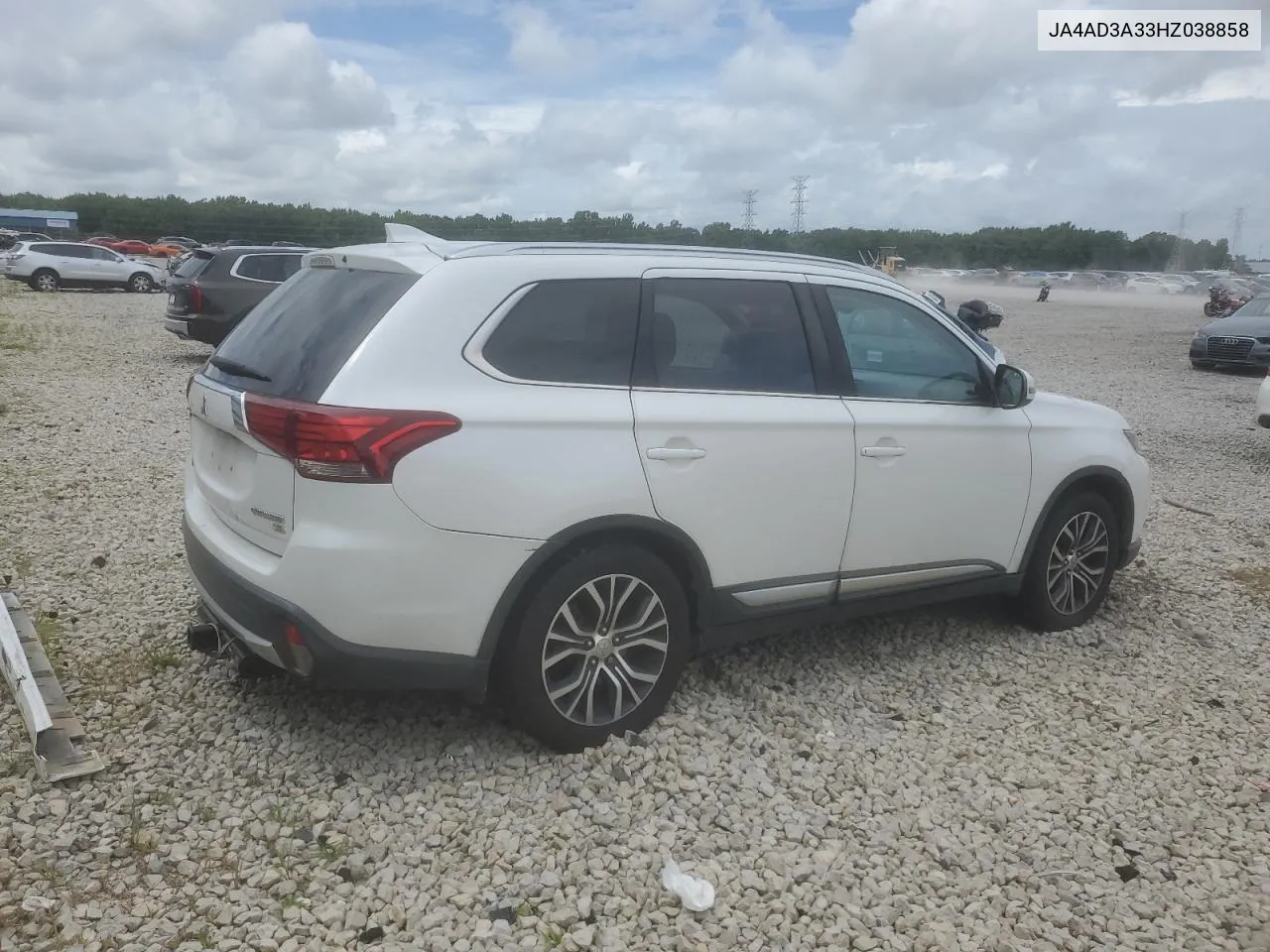 2017 Mitsubishi Outlander Se VIN: JA4AD3A33HZ038858 Lot: 59308264