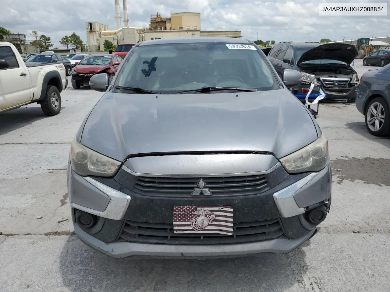 2017 Mitsubishi Outlander Sport Es VIN: JA4AP3AUXHZ008854 Lot: 59353614