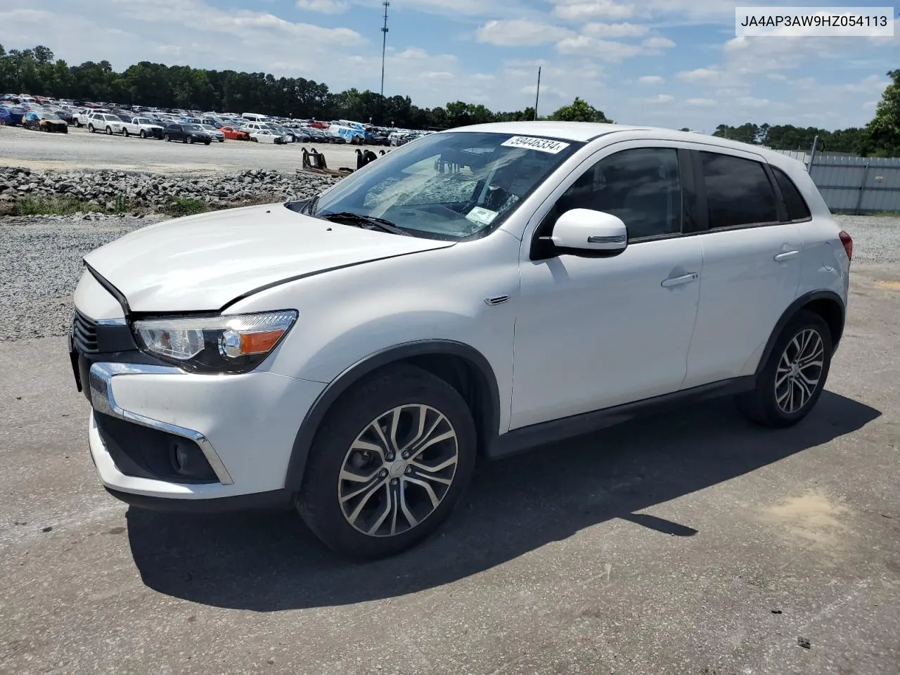 2017 Mitsubishi Outlander Sport Es VIN: JA4AP3AW9HZ054113 Lot: 59446334