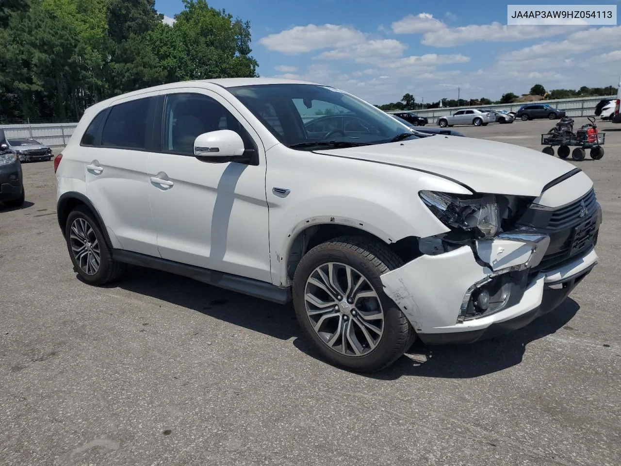 2017 Mitsubishi Outlander Sport Es VIN: JA4AP3AW9HZ054113 Lot: 59446334