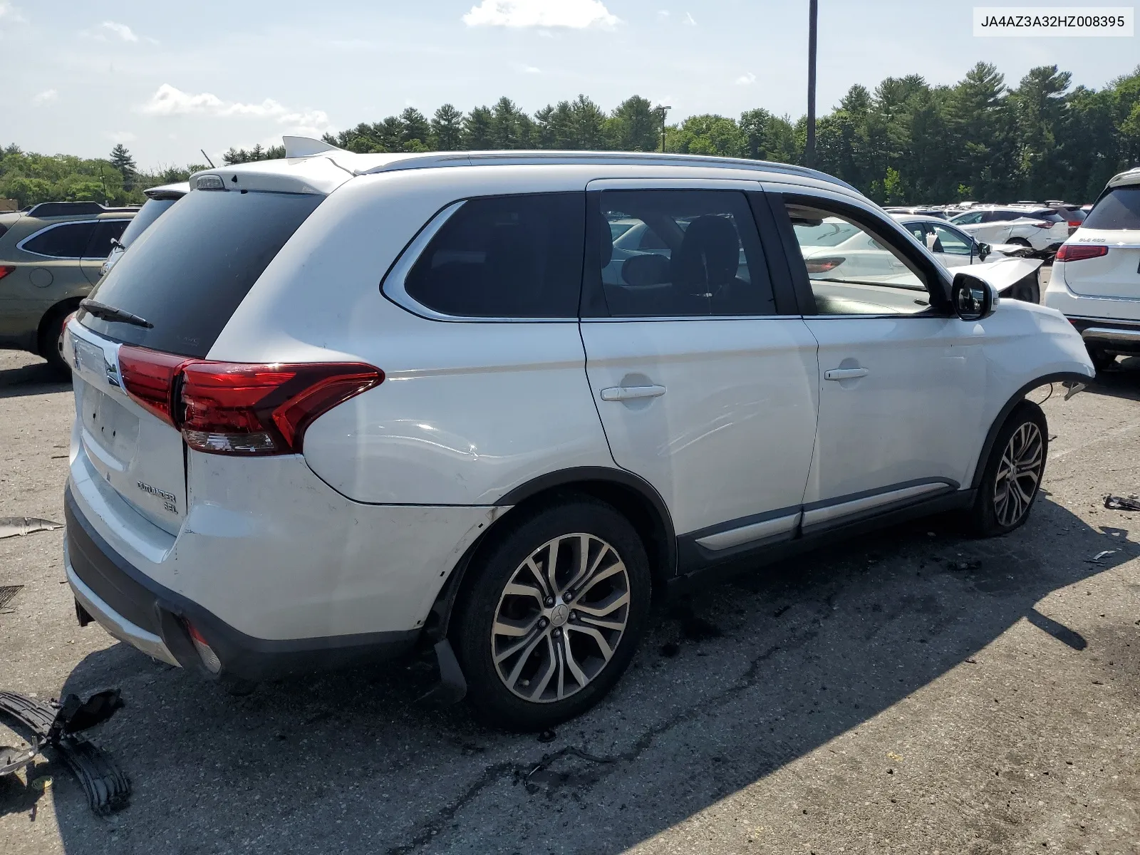 2017 Mitsubishi Outlander Se VIN: JA4AZ3A32HZ008395 Lot: 59909364