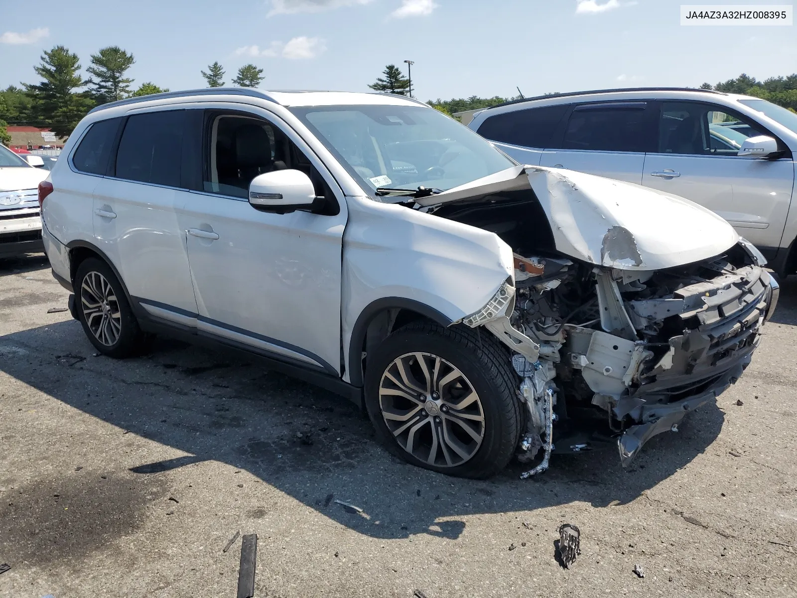 2017 Mitsubishi Outlander Se VIN: JA4AZ3A32HZ008395 Lot: 59909364