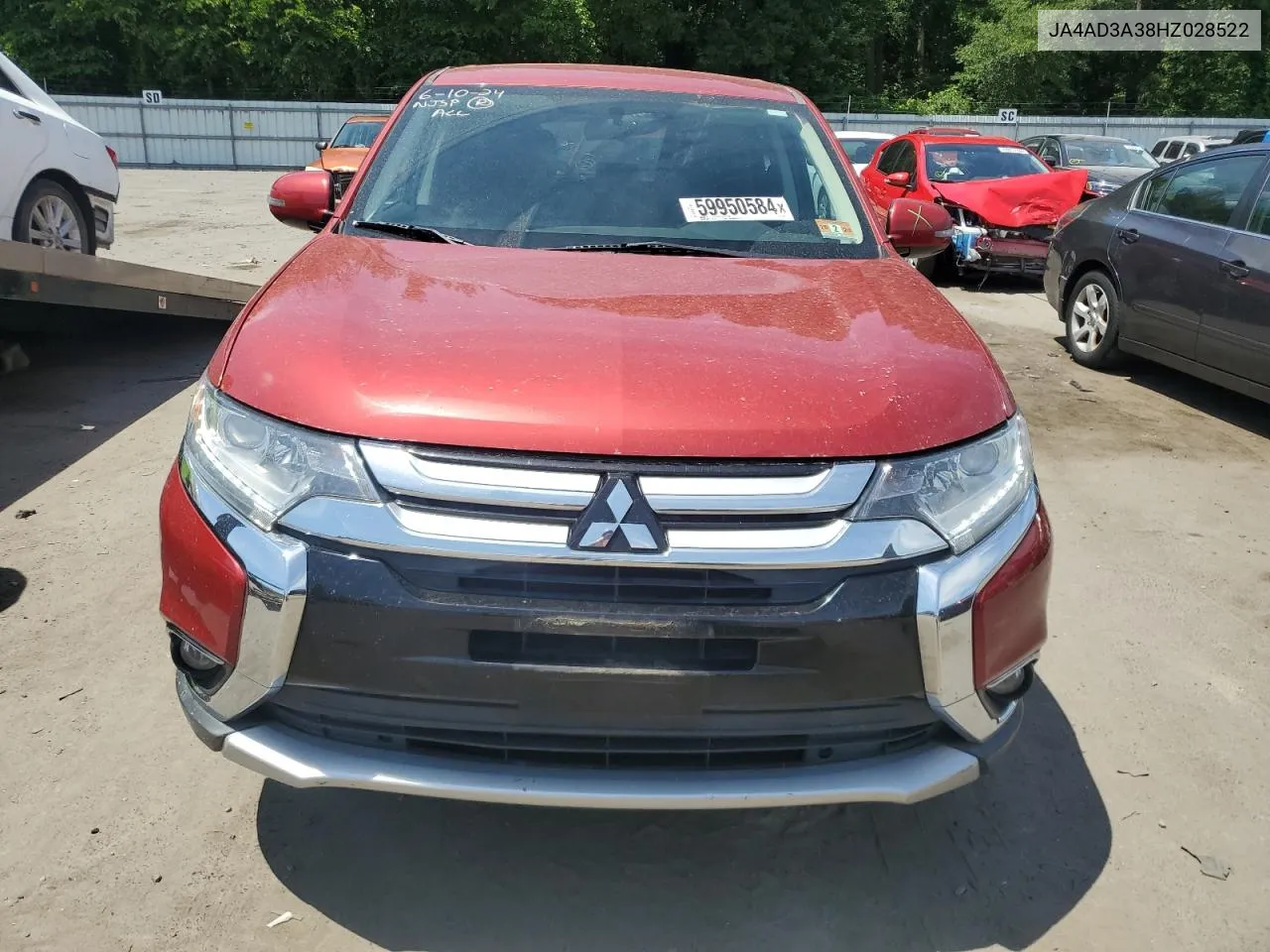 JA4AD3A38HZ028522 2017 Mitsubishi Outlander Se