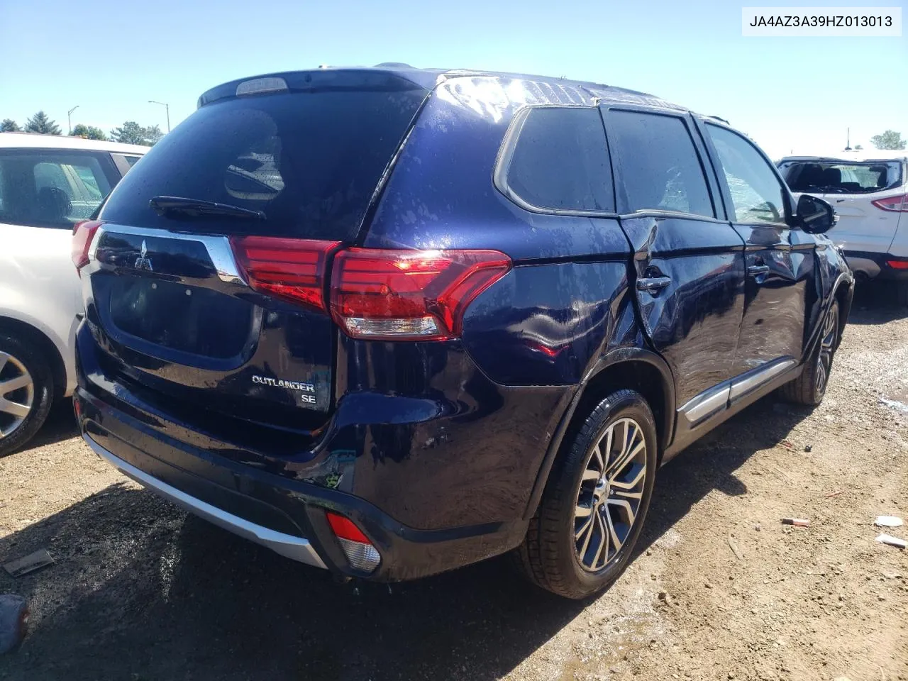 2017 Mitsubishi Outlander Se VIN: JA4AZ3A39HZ013013 Lot: 60128704