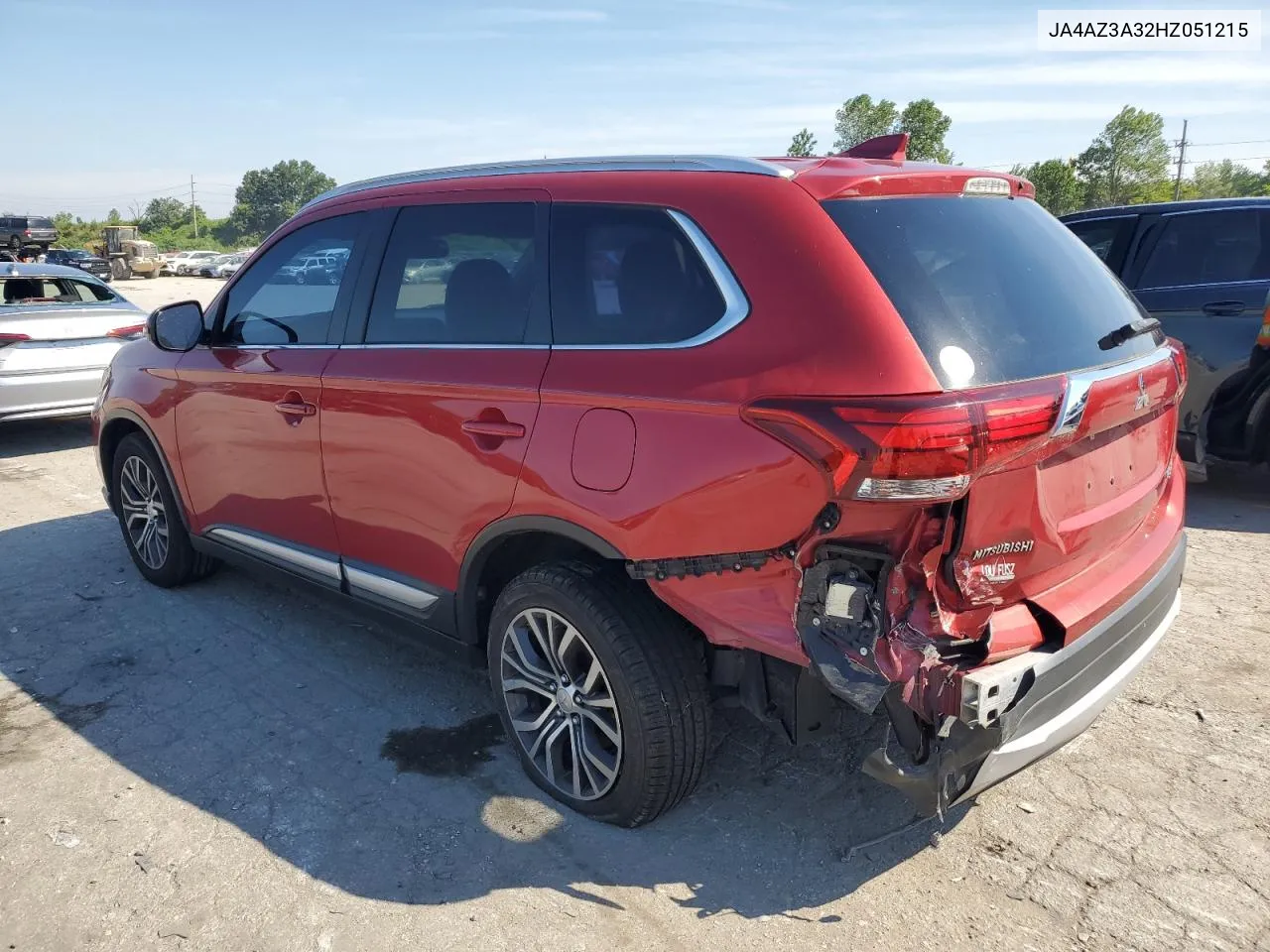 2017 Mitsubishi Outlander Se VIN: JA4AZ3A32HZ051215 Lot: 60228924