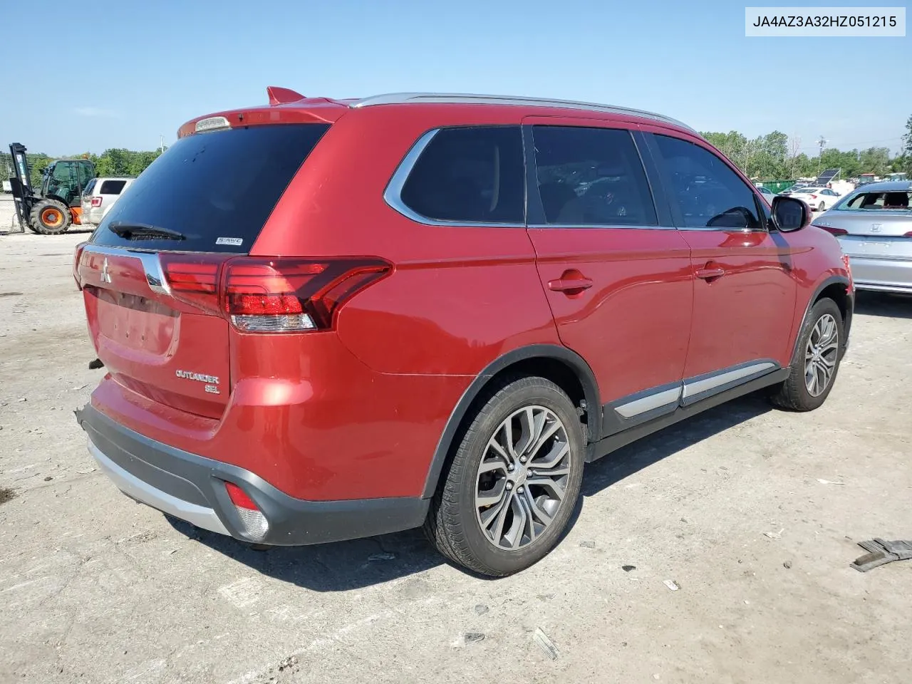 2017 Mitsubishi Outlander Se VIN: JA4AZ3A32HZ051215 Lot: 60228924