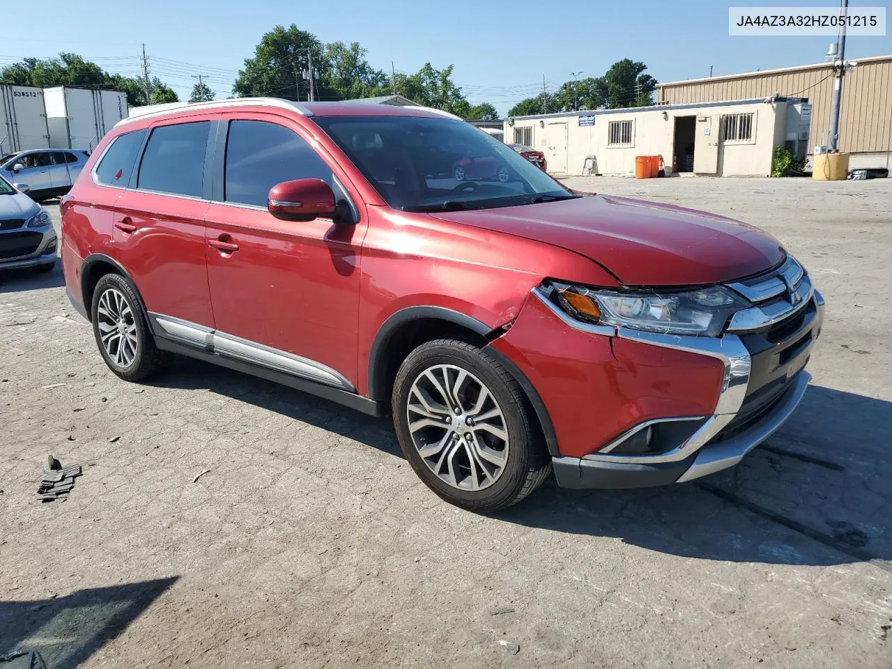 2017 Mitsubishi Outlander Se VIN: JA4AZ3A32HZ051215 Lot: 60228924