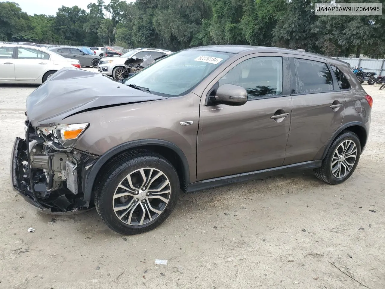 2017 Mitsubishi Outlander Sport Es VIN: JA4AP3AW9HZ064995 Lot: 62230134