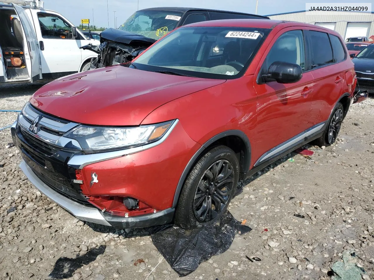 2017 Mitsubishi Outlander Es VIN: JA4AD2A31HZ044099 Lot: 62244244